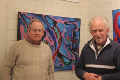 Ray and Frank at Goat Island Gallery